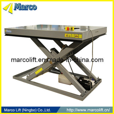 Tabla de elevación de 2 a 3 toneladas Marco con una tijerita única con diseño de uso pesado y duradero aprobado por el CE